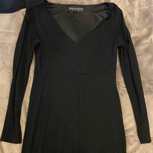 Top shop black dress